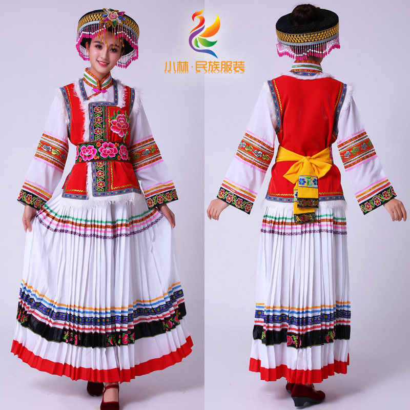 昆明发货 迪庆普米族女服傈僳族云南少数民族本地生活舞蹈服装134