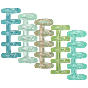 5孔活页扣环夹环活页圈透明书圈装订成册神器工具厚书本封面纸打孔环扣圈塑料diy可拆卸自制线圈环装订夹条扣