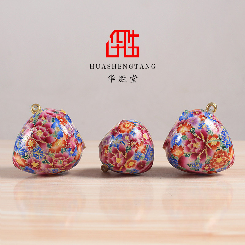 华胜堂景德镇手绘画眉鸟食罐
