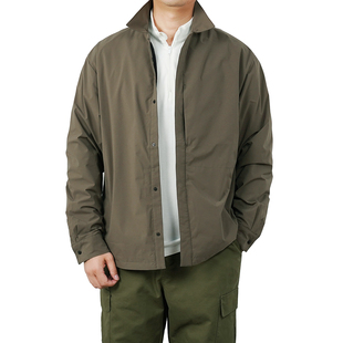 玛汀秋冬 舒柔特OCTA动态保温 日系风 防泼水宽松薄棉翻领夹克男