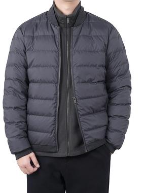 MW秋冬轻薄棒球领新风尚帝人密可柔30D安心90鹅绒男士高端羽绒服