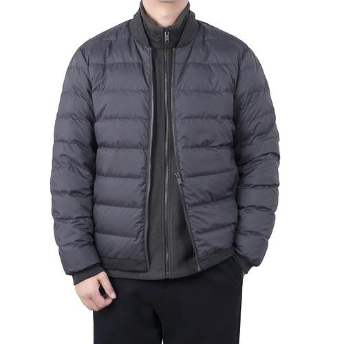 MW秋冬轻薄棒球领新风尚帝人密可柔30D安心90鹅绒男士高端羽绒服