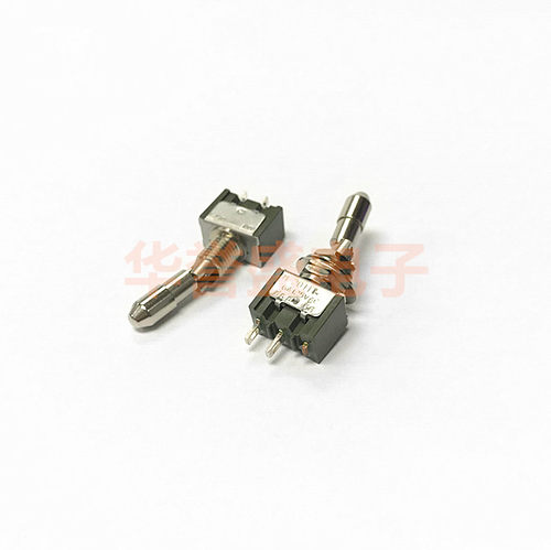 日本NKK 进口 摇头 钮子开关 M-2011L 2脚2档 拉杆式 带防误操作