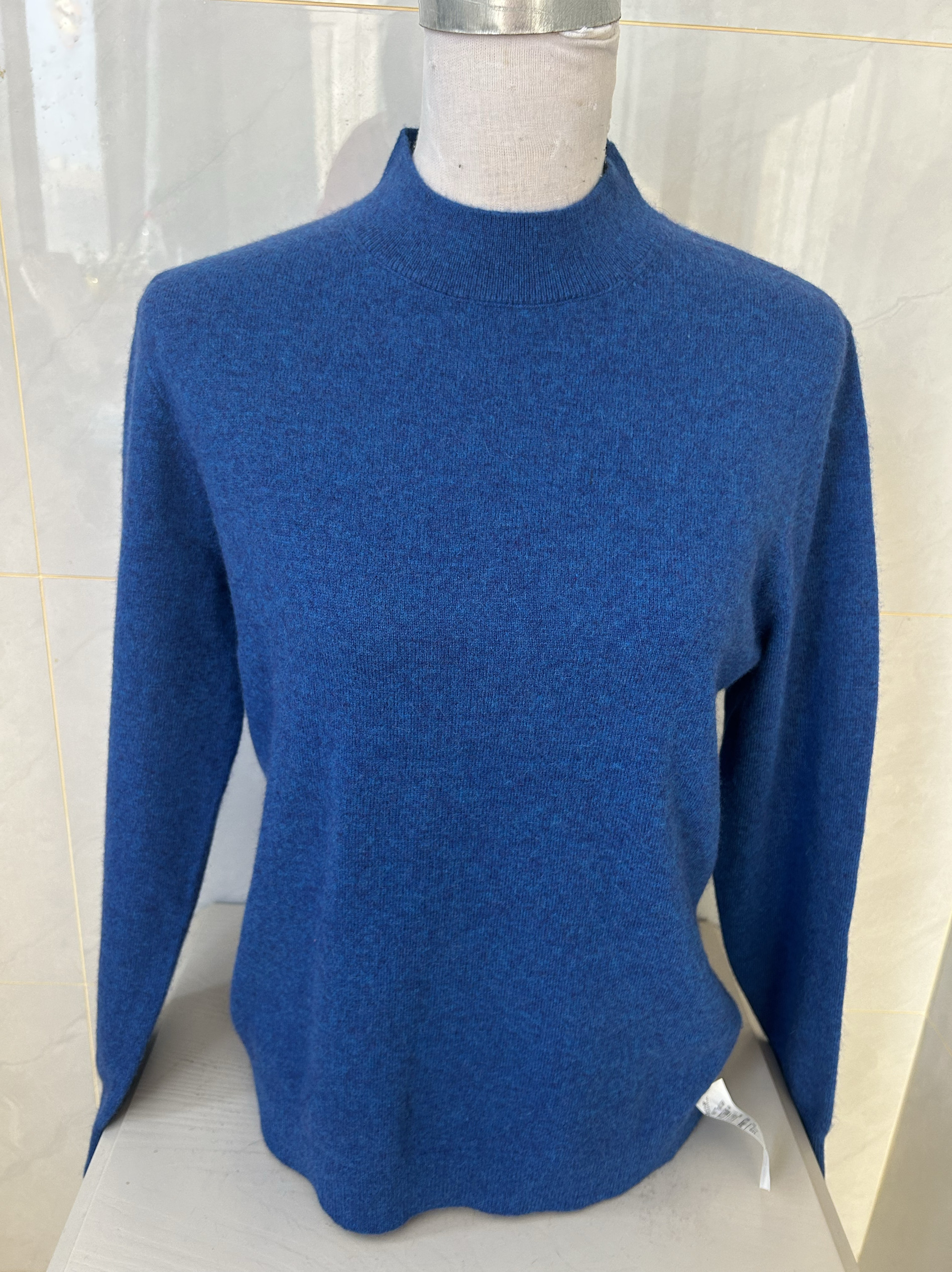 清仓价蓝色半高领女式羊毛衫毛衣打底衫,女装/女士精品,毛衣,淘宝优惠券,粉丝福利购,淘宝优惠卷