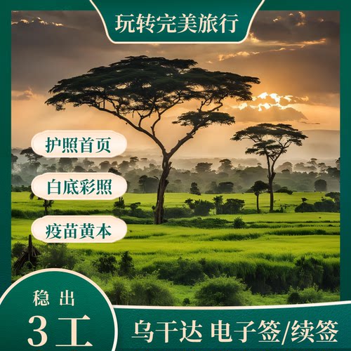 乌干达电子签证 电子签续签 临时工作签 边防签代办