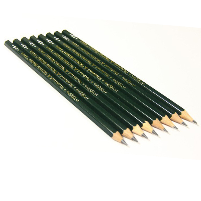 三菱铅笔日本绘图学生木头铅笔