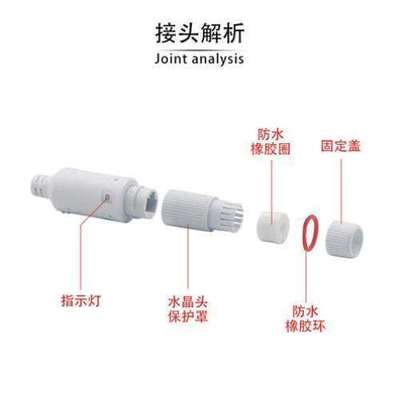 国标模块网络一线通监控摄像头POE供电@分离器防水48V12V2A转室外