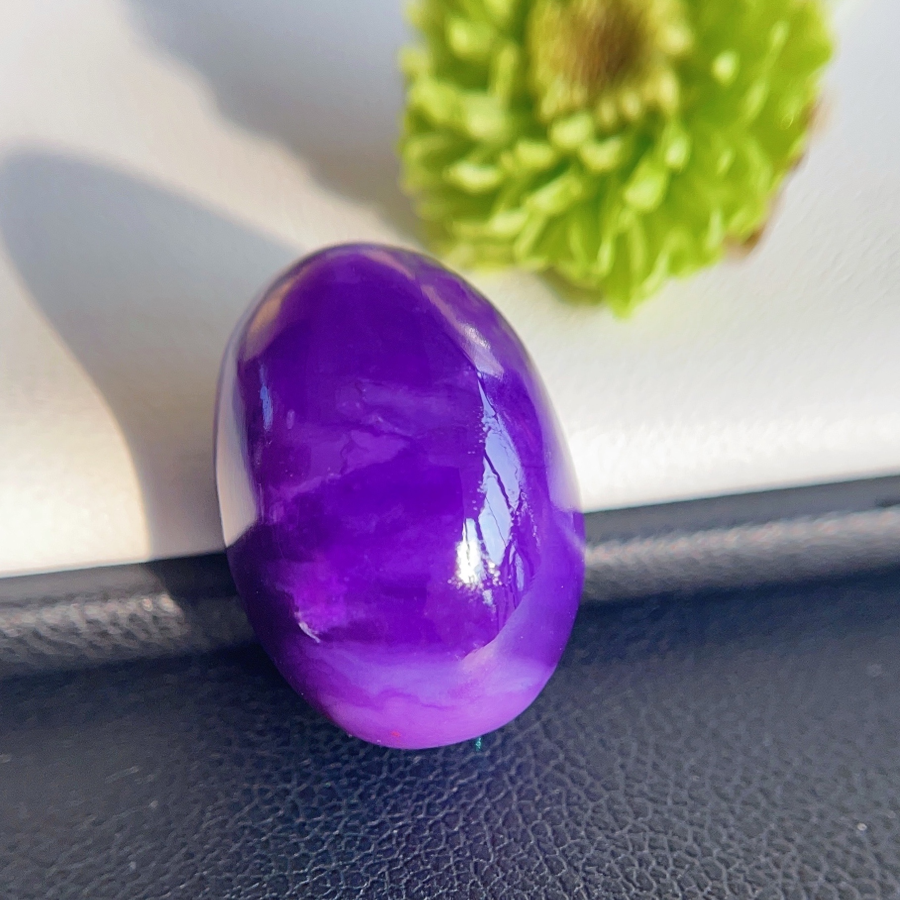 「玺玲珑」老料皇家紫舒俱来 天然玉化戒面裸石吊坠苏纪石舒俱莱