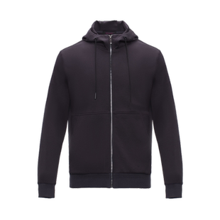 诺丁山外套男春秋款修身时尚青年含羊毛高级连帽卫衣NG720186