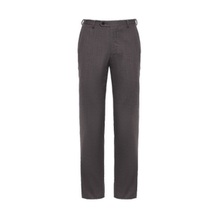 诺丁山羊毛西裤男咖色商务宴会高级感款男士正装西装裤NB720322