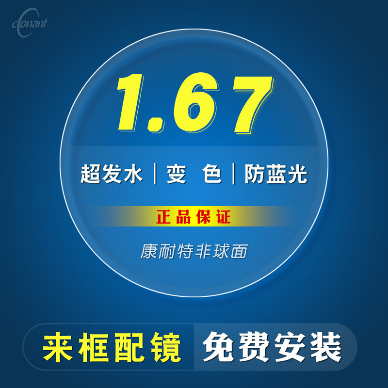 康耐特眼镜片变色片高清