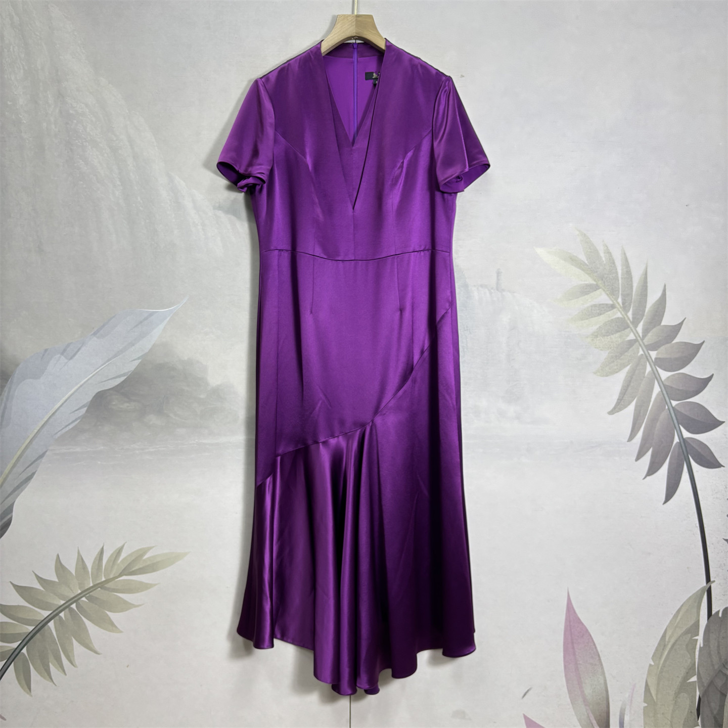 高贵气质醋纤减龄连衣裙26春