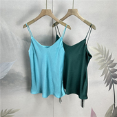 新款 炫家 100醋酸性感吊带背心内搭打底上衣25夏季 纯色基础上衣