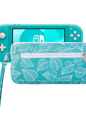 任天堂switchlite收纳包switch  Oled保护包动物之森软包绿叶