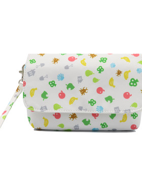 任天堂NEW 3DS XL收纳包2DS LL保护套动森水果元素便携斜挎包可爱