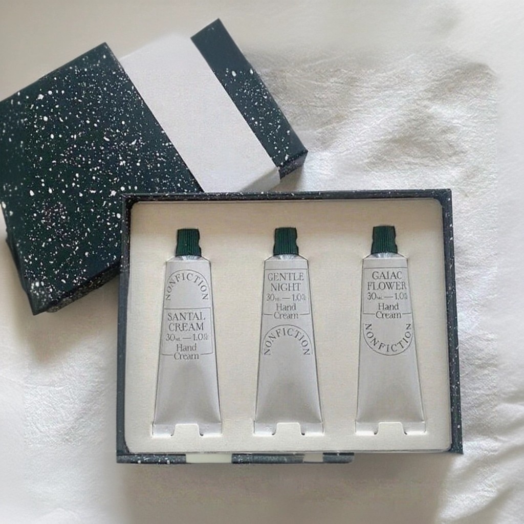 现货！韩国NONFICTION络斐诗护手霜木质花香迷你三件套礼盒30ml*3