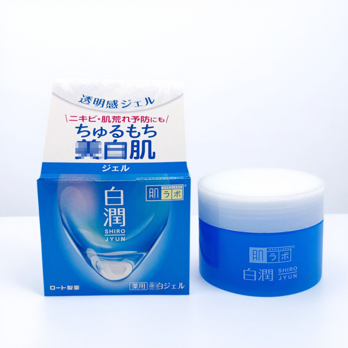 日本乐敦肌研白润啫喱面霜100g