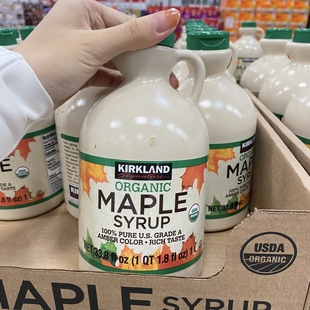 美国采Kirkland 现货 Signature科克兰枫叶糖浆1升 27年3月