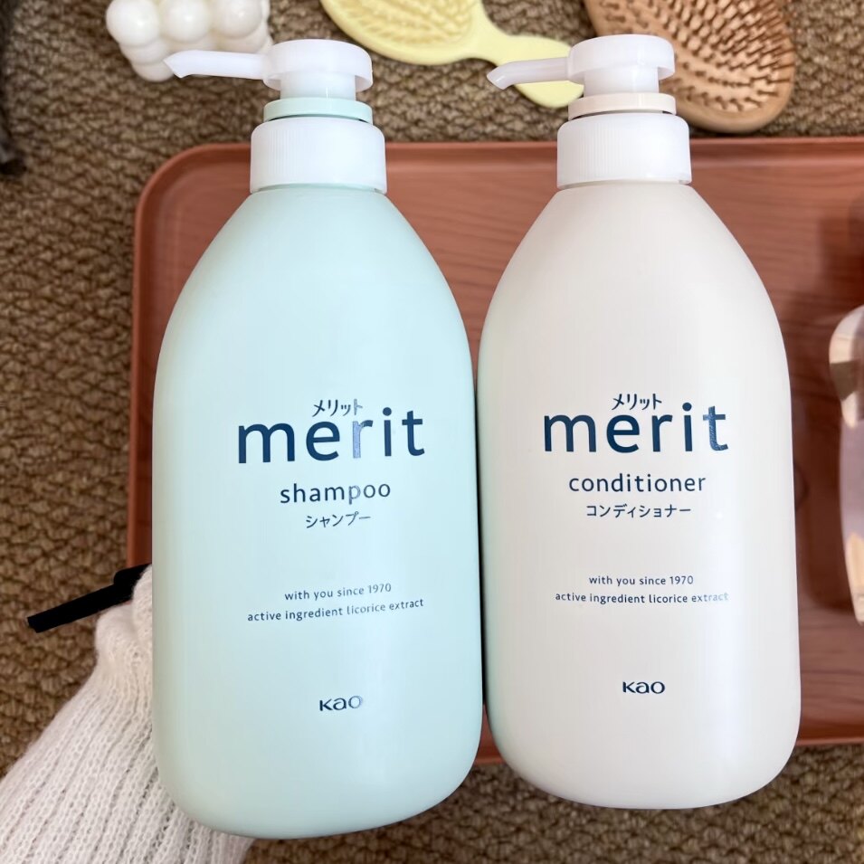 日本KAO花王Merit洗发水护发素