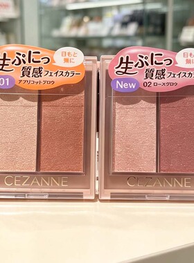 CEZANNE倩诗丽双色生巧腮红高光