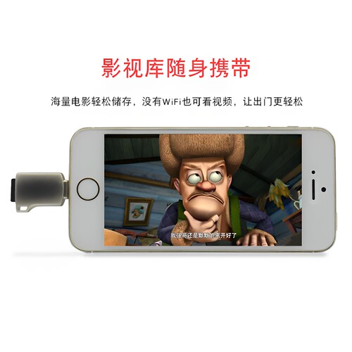 适用苹果手机tf读卡器行车记仪视频照片支持512G扩容智能内存外接