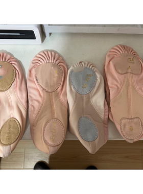 微瑕清仓sw@ ka品牌帆布拼接弹力款式舞蹈练功鞋软底猫爪鞋