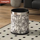 垃圾桶家用客厅中古风轻奢高档卧室办公室高颜值大容量2026新款