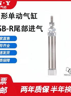 PSB10/12/16X5X10X15X20X25X30X35X40X45X50X60SRLB+CMSG单动气缸