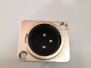 卡侬座 卡农公座 三芯卡龙法兰座 音响插座 面板卡侬模块