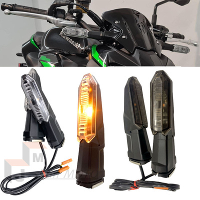 适用川崎忍者NINJA H2 H2SX改装前转向灯 后转向灯 ZRX1200转向灯