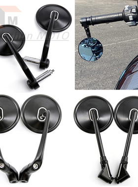 适用大韩晓星GV650 GV300S后视镜 复古反光镜 QC300 QM300倒车镜