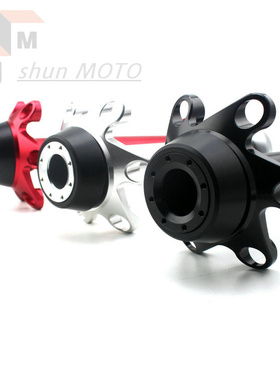 适用杜卡迪大魔鬼1200后轮轴 DIAVEL1200改装后轮防摔球保护球