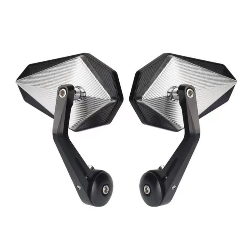 适用于豪爵TR300改装后视镜DR300大视野反光镜 XCR300手把车把镜