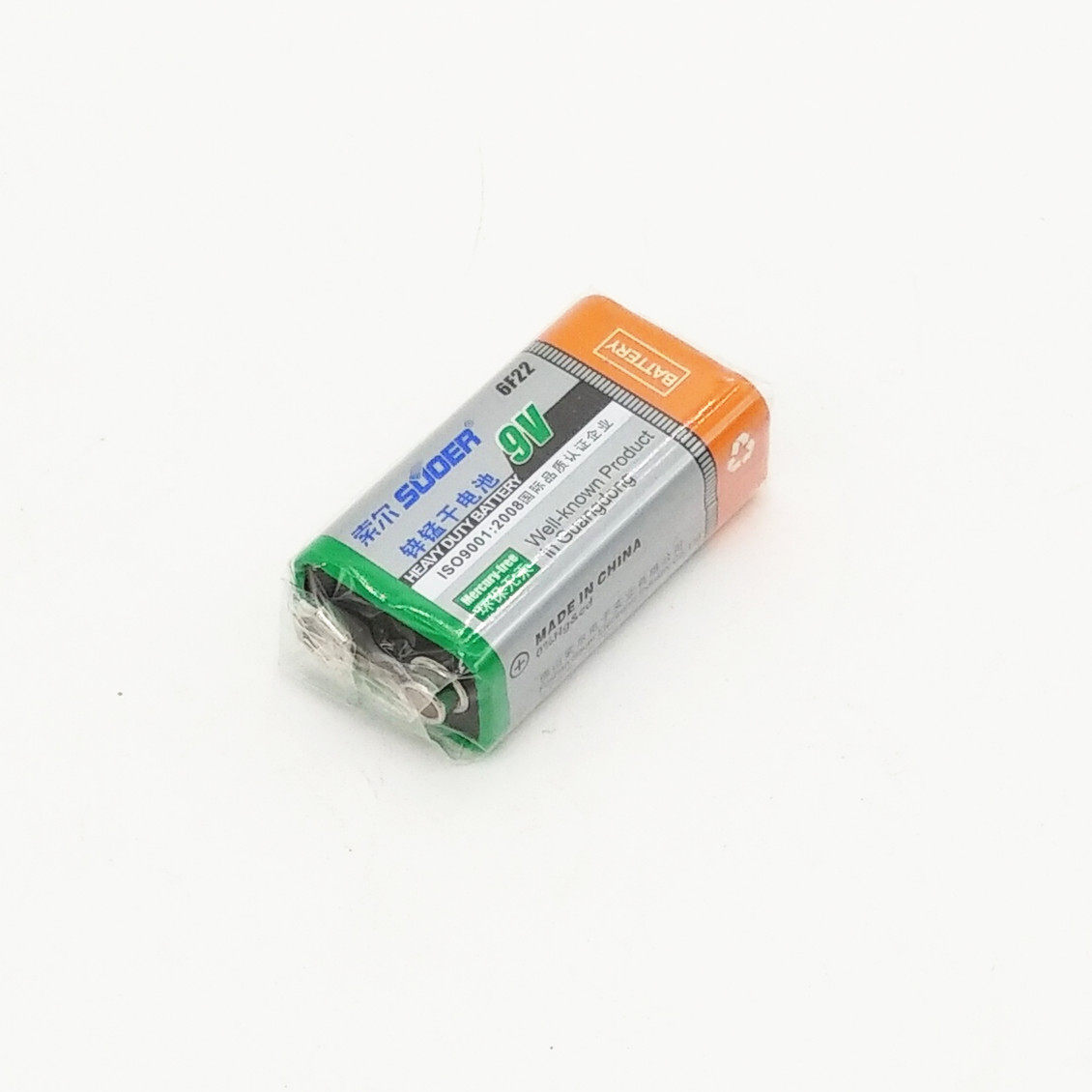 9v电池通用干电池万用表6f22方形电池玩具遥控器话筒报警器电池