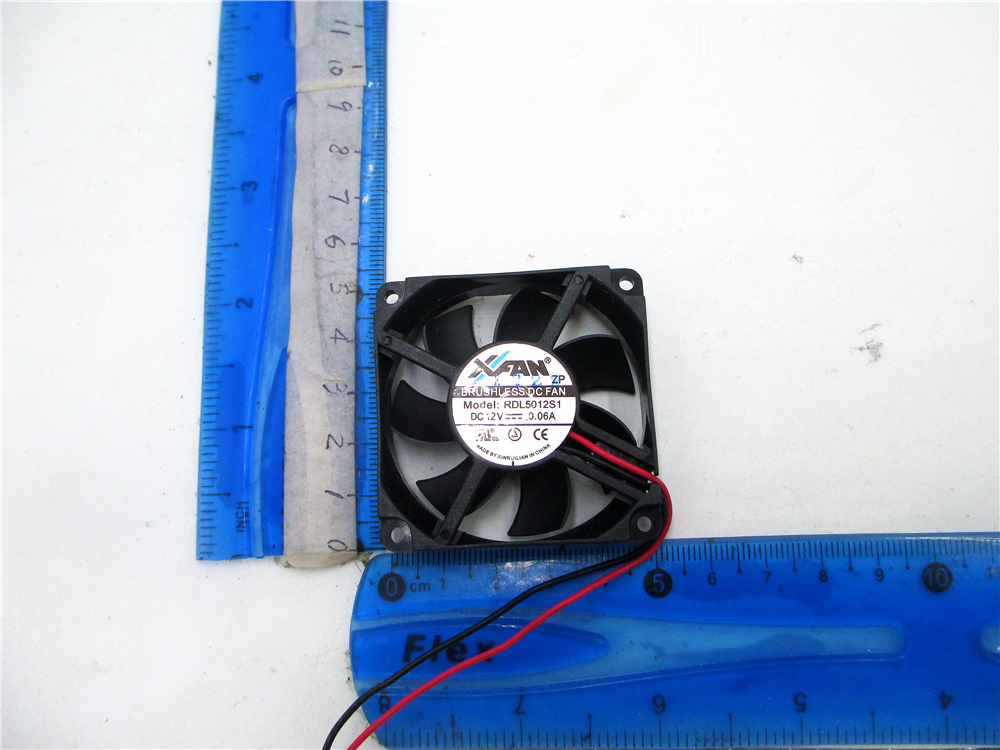 原装 XFAN RDL5012S1 12V 0.06A 5CM 5012 2线 静音 散热风扇