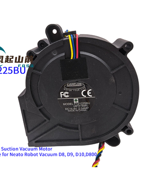 F121225BU 风扇 适用于 Neato 机器人吸尘器 D8、D9、D10、D800