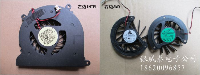 适用于 HP惠普CQ40 CQ41 CQ45 DV4 dv4-2000 HSTNN-C51C 风扇
