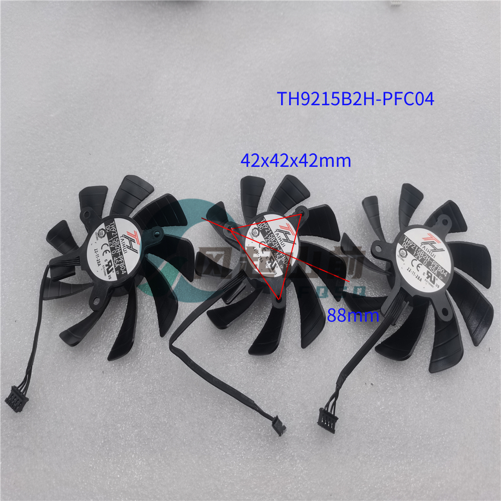适用Gainward GeForce RTX 3070 3080 3090 3080Ti风扇TH9215B2H