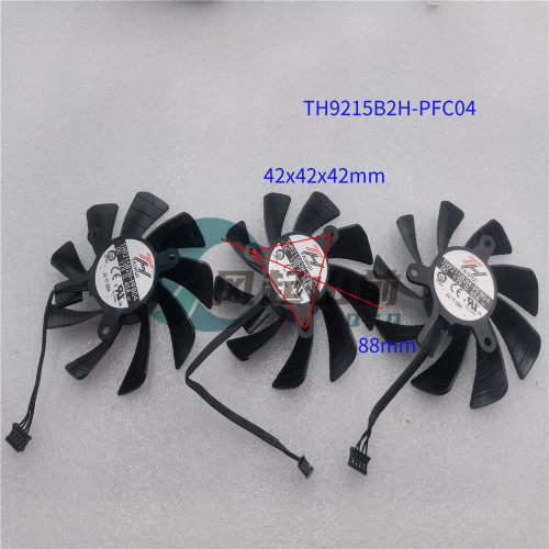 适用Gainward GeForce RTX 3070 3080 3090 3080Ti风扇TH9215B2H