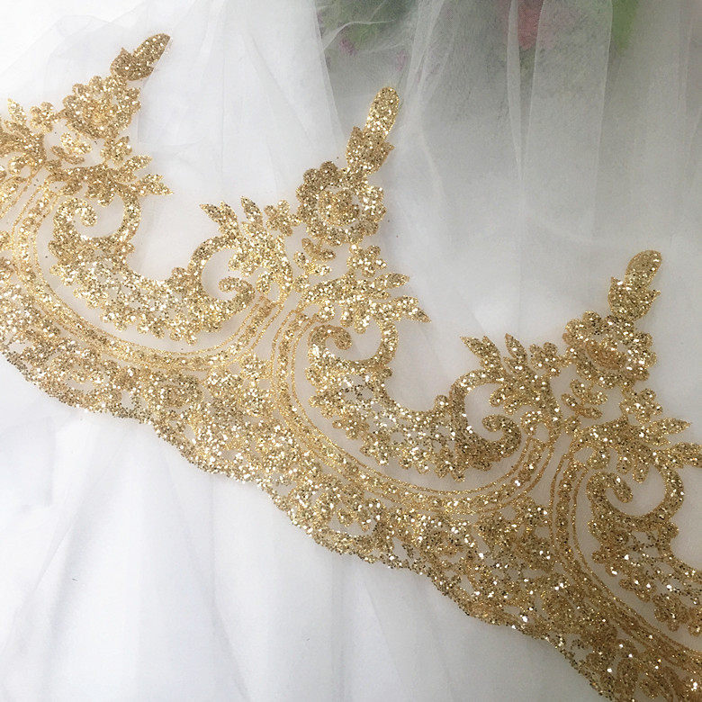 141822CM香槟金色闪亮珠片烫金钻珠片烫钻婚纱礼服装窗帘服装花边,居家布艺,花边,淘宝优惠券,粉丝福利购,淘宝优惠卷