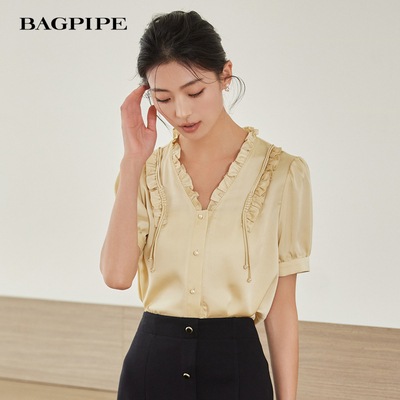 BAGPIPE/风笛法式气质衬衫