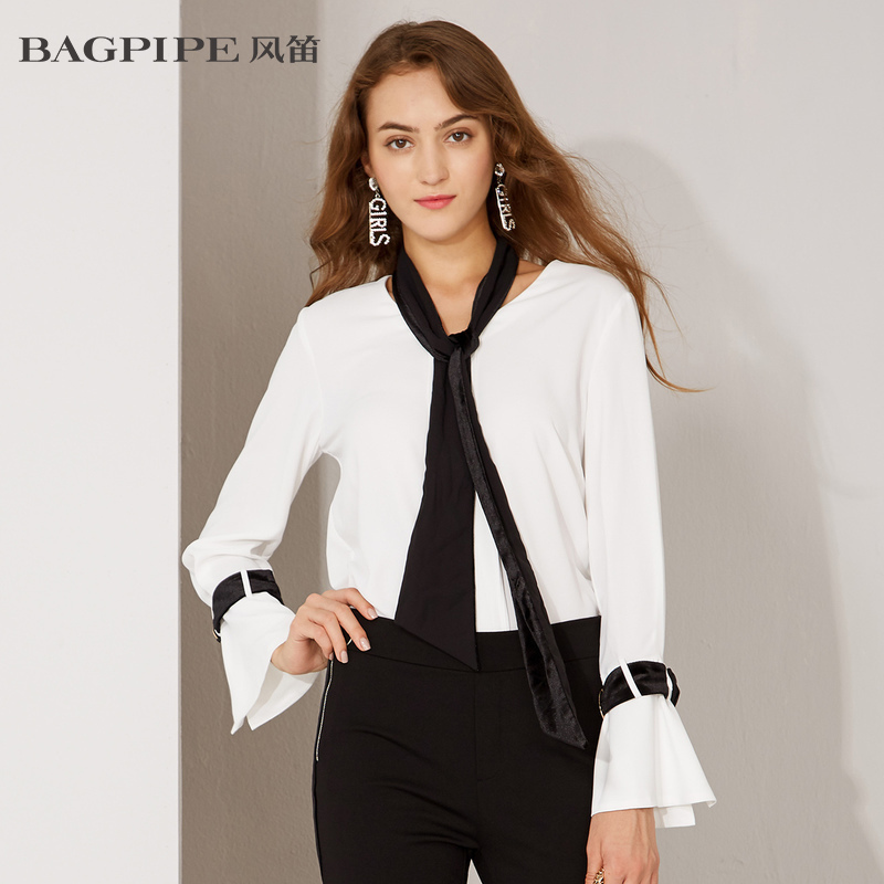 BAGPIPE/·çµÑ2018пîÇï¼¾VÁìÑ©·ÄÉÀСÉÀ´òµ×ÉÀ³¤ÐäÅ®×°ÉÏÒÂ73726
