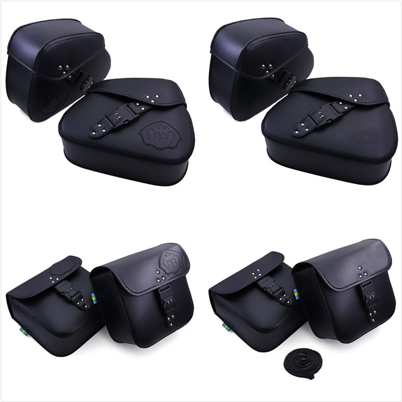 复古摩托车边包通用型小牛马鞍包