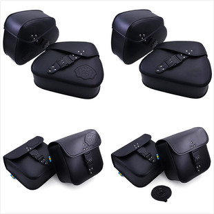 复古摩托车边箱边包通用型小牛电动车挂包马鞍包工具包侧边包带锁