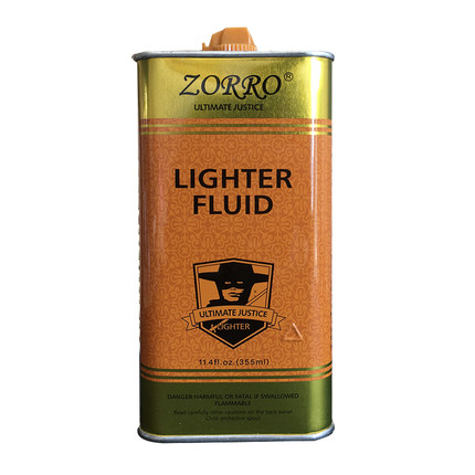 zorro佐罗打火机355ML精装煤油进口黄金油133ML金装火石棉芯耗材
