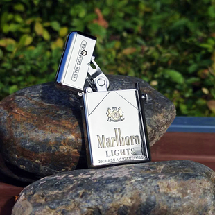 佐罗581银色亮铬黄铜煤油火机托伦斯按压机械一键弹射复古砂轮机