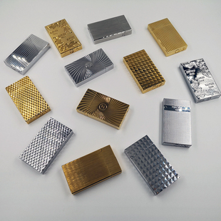 白日焰火烟具纯铜超薄朗声钢音叮声煤油打火机一体机开盖清脆多款