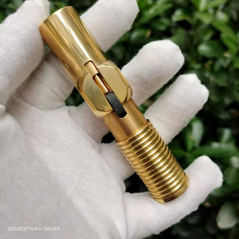 复刻半自动战壕大螺丝煤油打火机