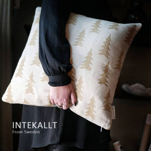 Little 北欧杉树棉亚麻抱枕套Fine Day 质感 「瑞典进口」会上瘾