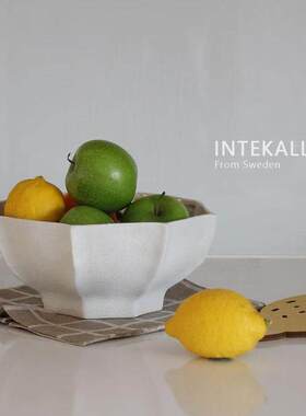 瑞典进口Ernst蒴果碗北欧陶瓷碗侘寂风餐具简洁水果碗沙拉碗